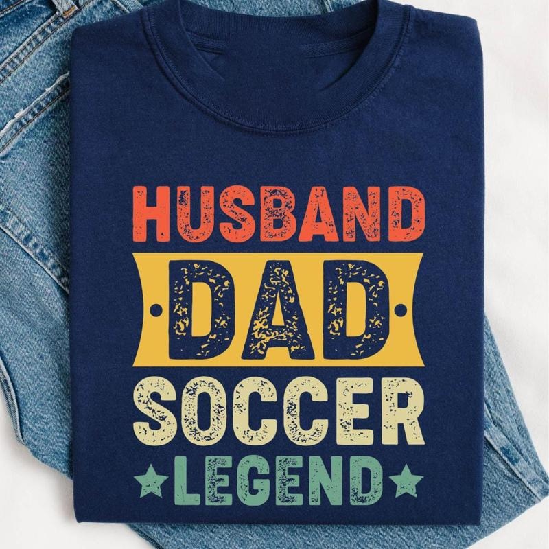 Husband Dad Soccer Legend Shirt Soccer Player Dad Shirt Soccer Husband Soccer Dad T-Shirts, Hoodie, Sweatshirt