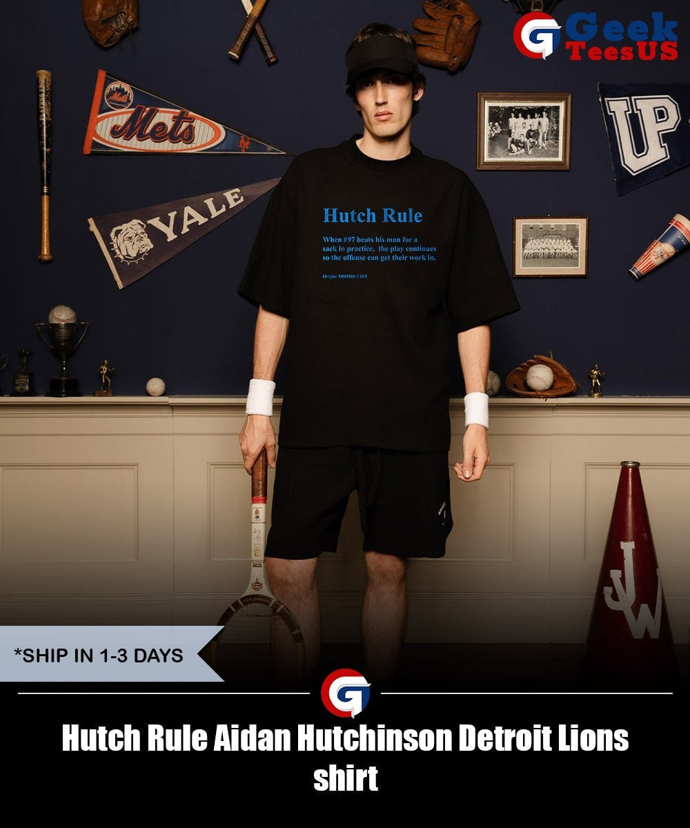 Hutch Rule Aidan Hutchinson Detroit Lions shirt