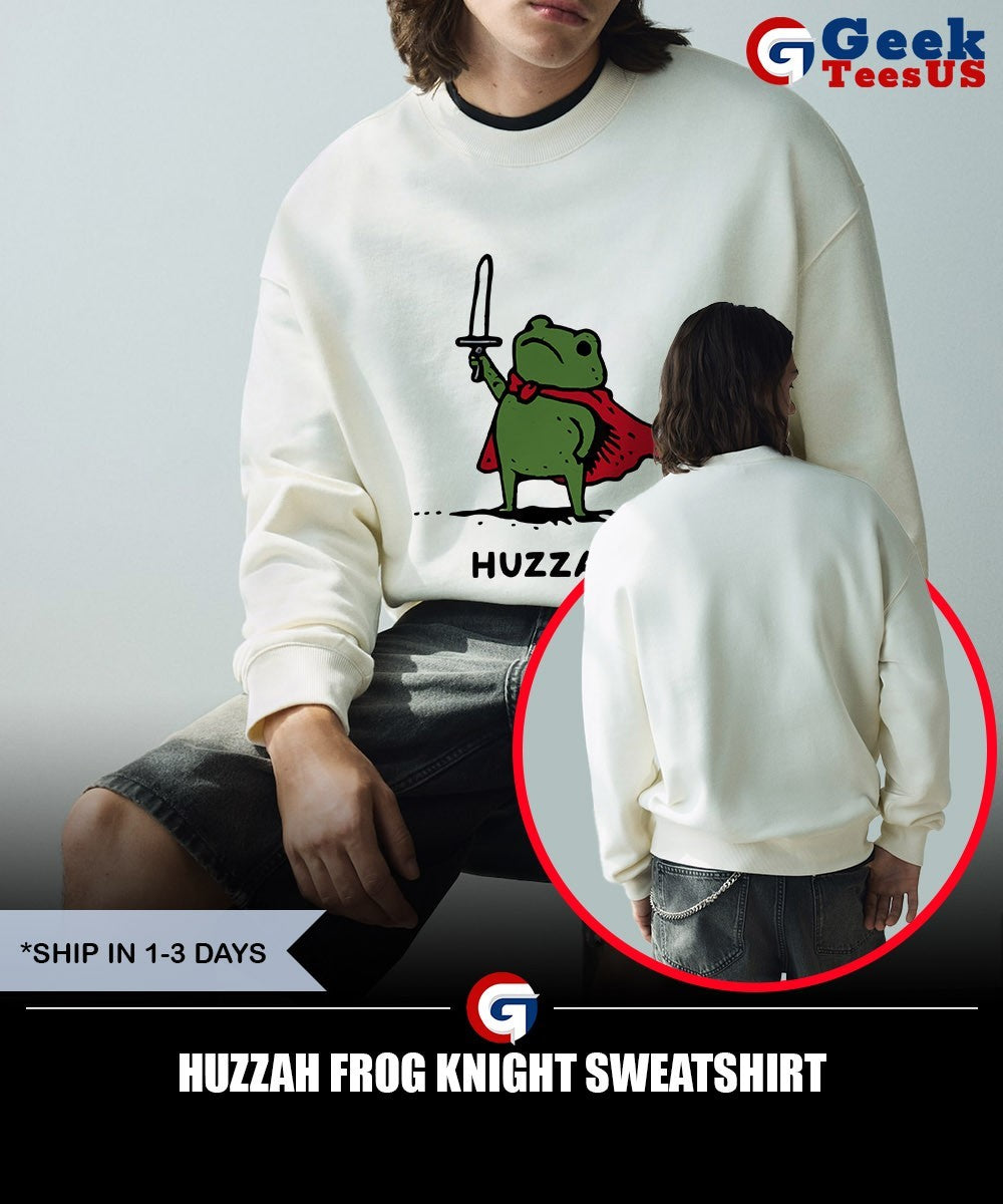 Huzzah frog knight shirt