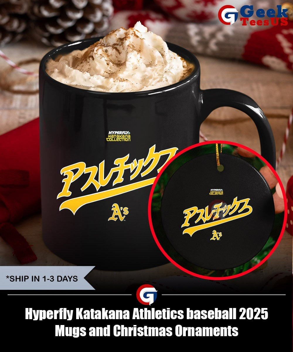 Hyperfly Katakana Athletics baseball 2025 shirt