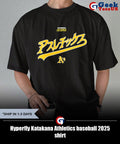 Hyperfly Katakana Athletics baseball 2025 shirt