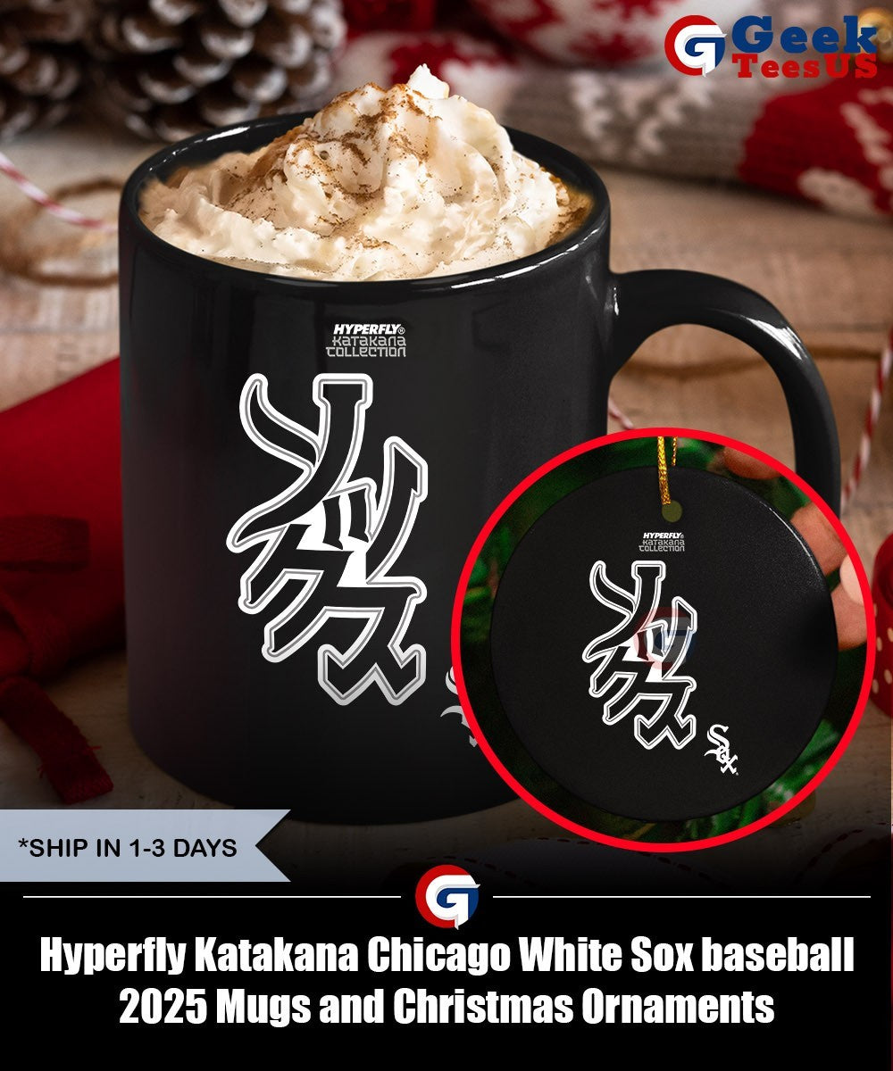 Hyperfly Katakana Chicago White Sox baseball 2025 shirt