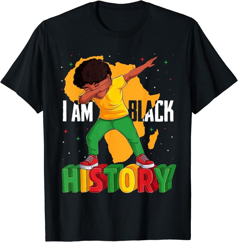 I Am Black History Boys Men Black History Month T-Shirt | Unisex cotton tee Gifts, Crewneck Hoodie, Sweatshirt