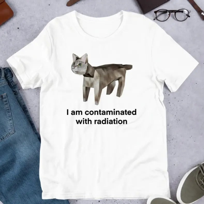 I Am Contaminated Funny Cat Meme Shirt Hoodie, Sweatshirt | HypeDripTees.com