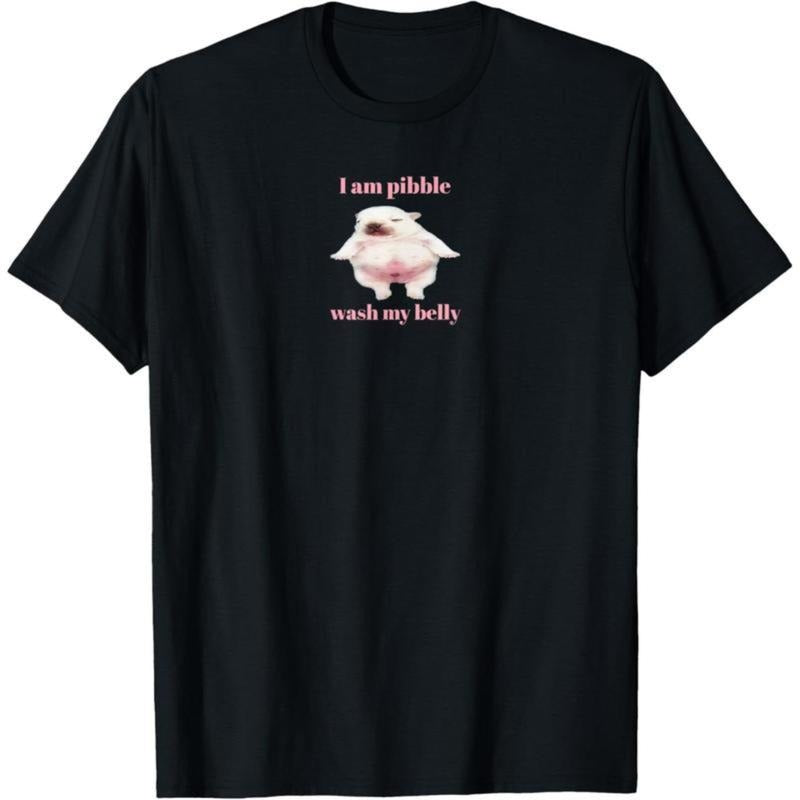 I Am Pibble Wash My Belly Funny Dog Brainrot T-Shirt Hoodie, Sweatshirt | HypeDripTees.com
