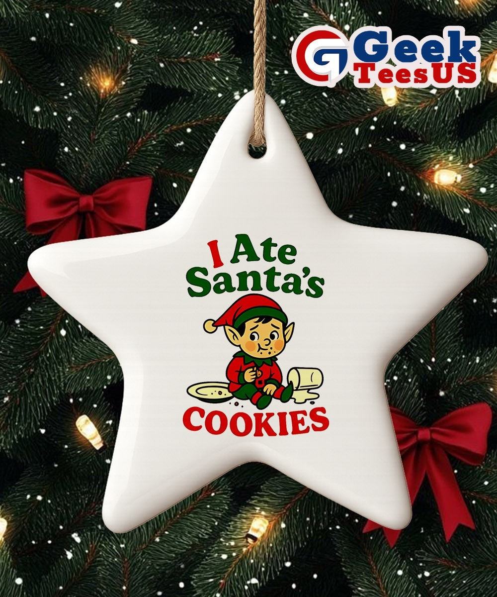 I Ate Santa’s Cookies Christmas Ornament
