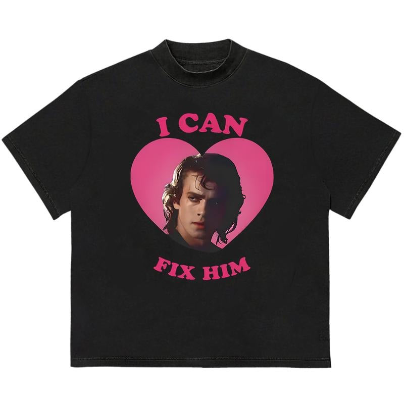 I Can Fix Himm T-Shirt Relaxed Fit HipHop Graphic Premium Comfort Retro Vibes Hoodie, Sweatshirt | HypeDripTees.com