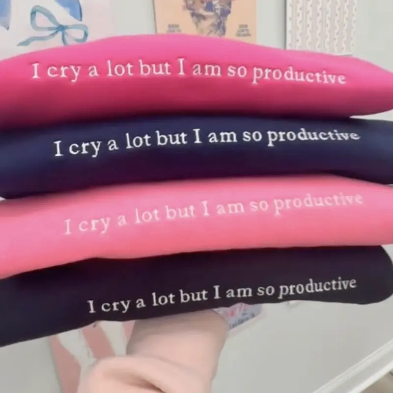 I Cry A Lot But.. Crewneck Sweatshirt - Casual Style with Front Pocket, Comfortable Fit, and Versatile Design T-Shirts,...