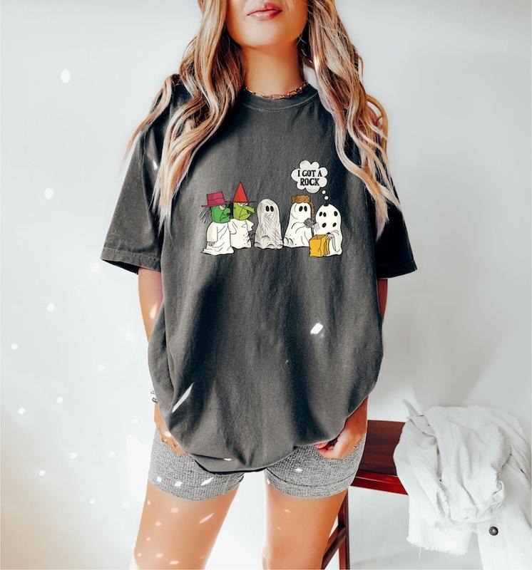 I Got A Rock Halloween Meme Shirt | Funny Ghost T-Shirt | Spooky Shirt | Halloween Meme Shirt Hoodie, Sweatshirt