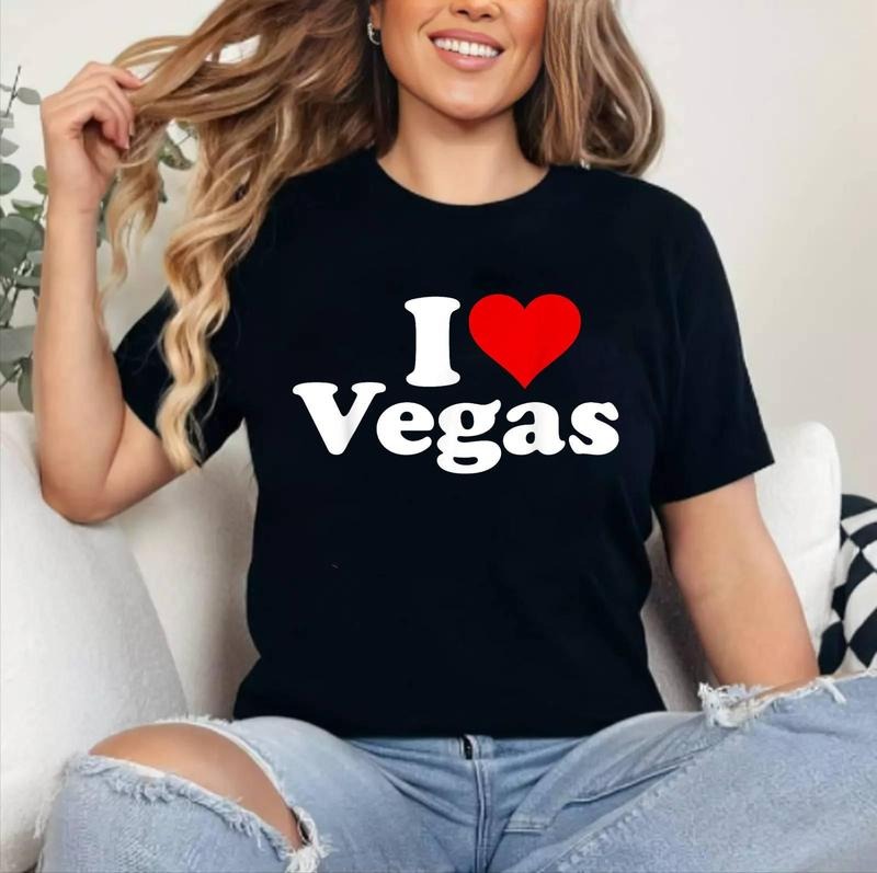 I HEART LOVE LAS VEGAS NEVADA T-Shirt | Cotton 100%, Crewneck, Top Womenswear Hoodie, Sweatshirt | HypeDripTees.com