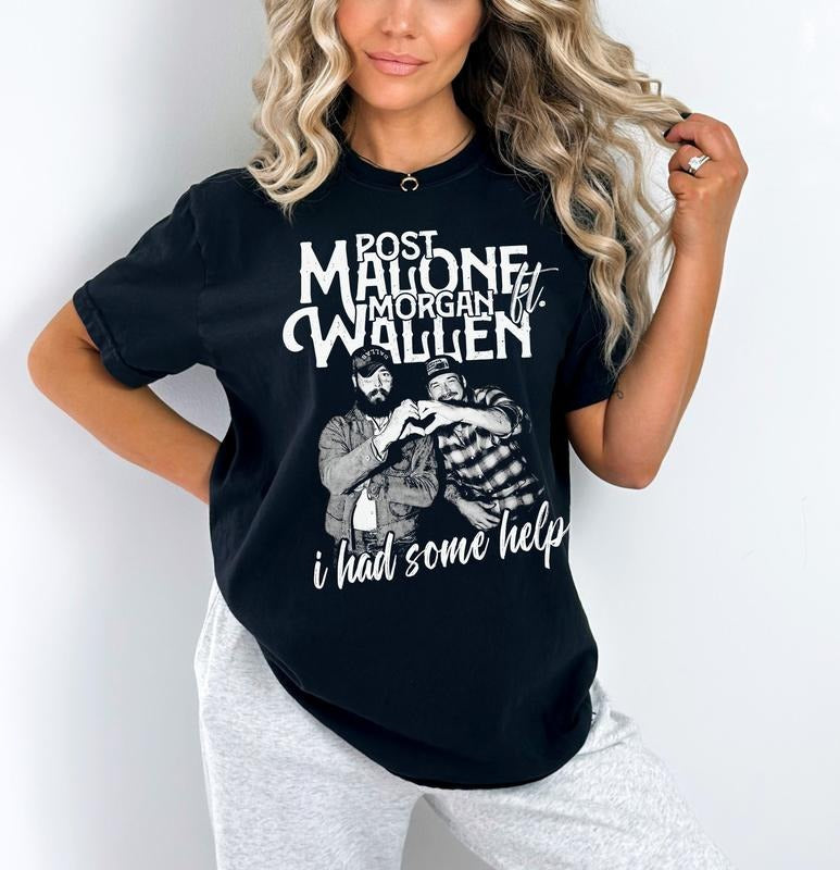 I Had Some Help Shirt, Country Shirt, Wallen Shirt, Country Band Tee, Western Graphic Tee, Concert Shirt Gift, Unisex...