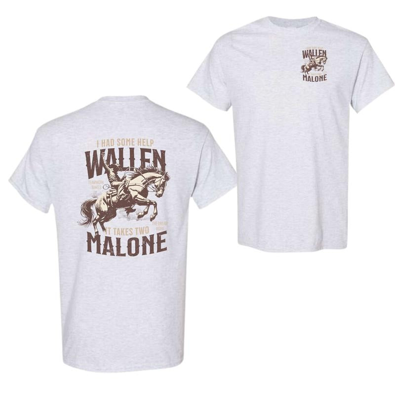 I Had Some Help Wallen And Malone Shirt Country, Dynamic Print Tee, Full Color, Full Size Hoodie, Sweatshirt