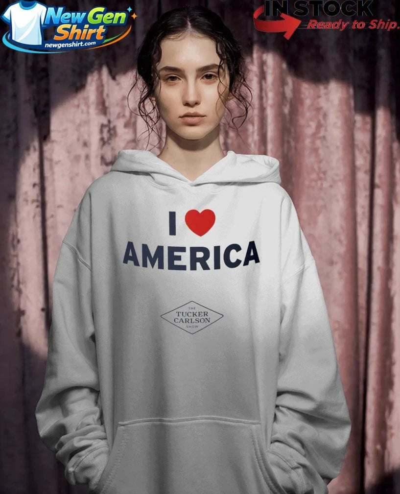 I Heart America The Tucker Carlson Show Shirt