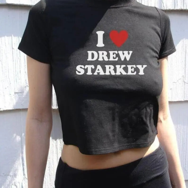 I Heart Drew Starkey | Movie TV Actor | I heart | I love | 90s Aesthetic | Grunge Clothing, I Love Top Tee Shirt, Trendy...