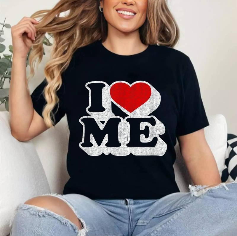I Heart Love ME Maine Shirt Vintage Style Retro T-shirt | Cotton 100%, Crewneck, Top Womenswear Hoodie, Sweatshirt