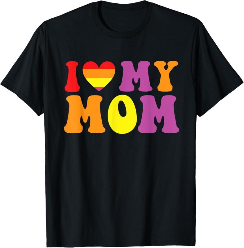 I Heart My Mom Son Daughter I Love My Mom T-Shirt Summer Streetwear Hoodie, Sweatshirt | HypeDripTees.com