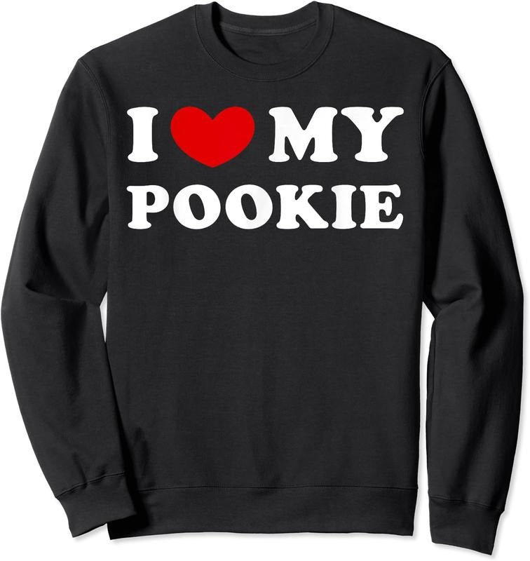 I Heart My Pookie Shirt, I Love My Pookie Unisex Crewneck Sweatshirt Hoodie | HypeDripTees.com