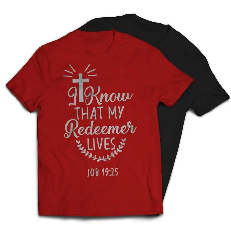 I Know That My Redeemer Lives Christian Religious T-Shirt Casual Classic Hoodie, Sweatshirt | HypeDripTees.com