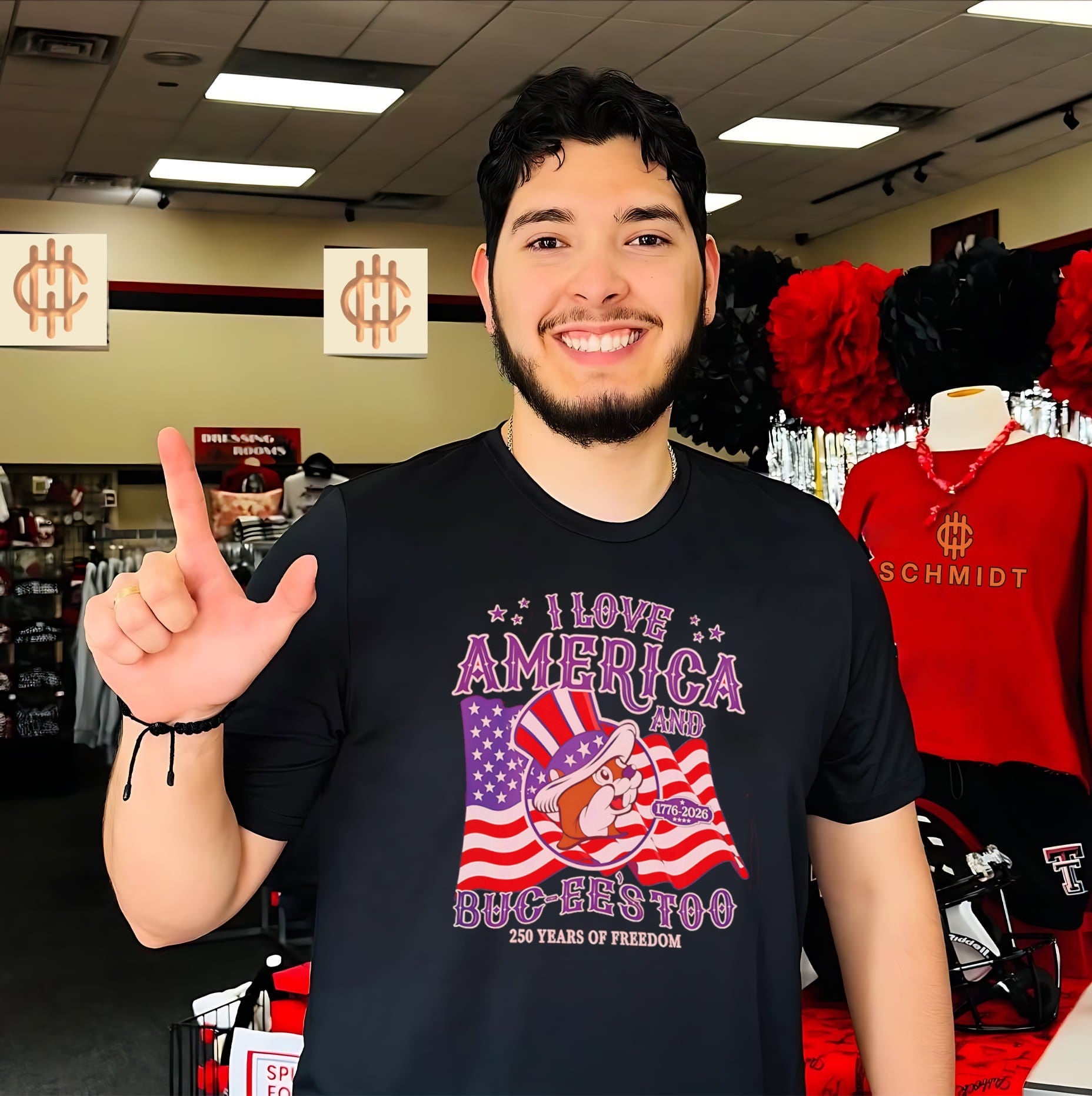 I Love America and Buc-ee’s Too 1776-2026 250 Years of Freedom shirt