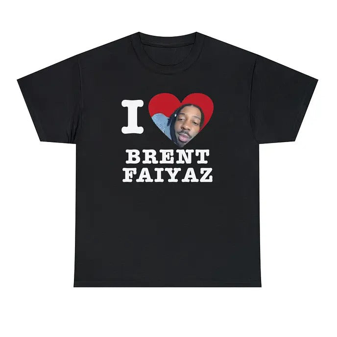 I Love Brent Shirt Faiyaz Fans Tee Hoodie, Sweatshirt | HypeDripTees.com