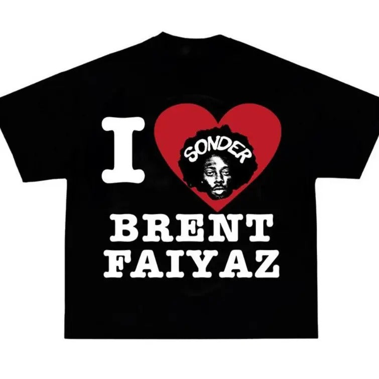 I Love Brenttt Faiyazzz Shirt Graphic Tee Trend shirt Gift For Fans Hoodie, Sweatshirt | HypeDripTees.com