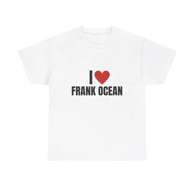 I Love Frank Ocean Heavy T-Shirt, Graphic T-Shirt, Unisex Shirt, Rap, Gift, Graphic, Music T Shirt, Gift For Him, Gift...