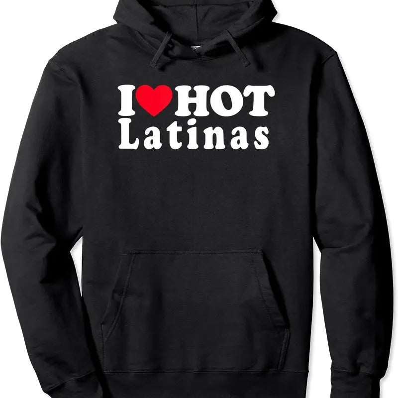 I Love Girlfriend Latina, I Heart Latina Hoodie | Unisex Hooded Sweatshirt T-Shirts | HypeDripTees.com