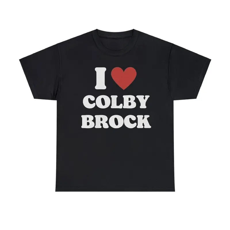 I Love Herat Colby Brock T-shirts Short Sleeve Tshirt Hoodie, Sweatshirt | HypeDripTees.com