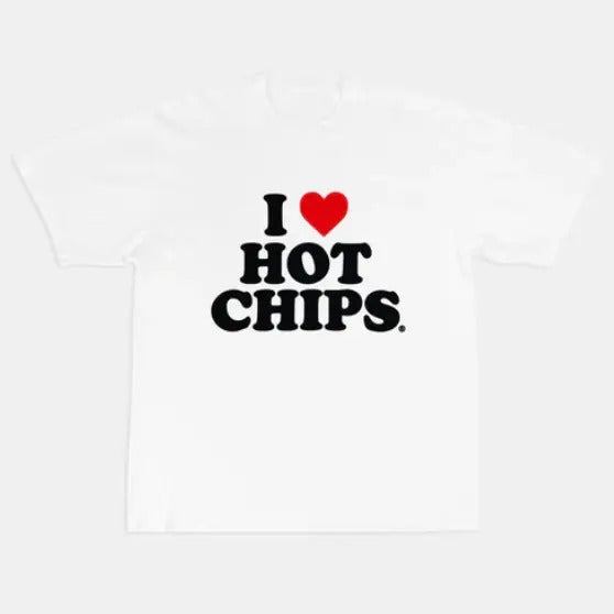 I Love Hot Chips T-Shirt , Unisex, Gift, Graphic T Shirt, Gift For Him, Gift For Her Hoodie, Sweatshirt | HypeDripTees.com