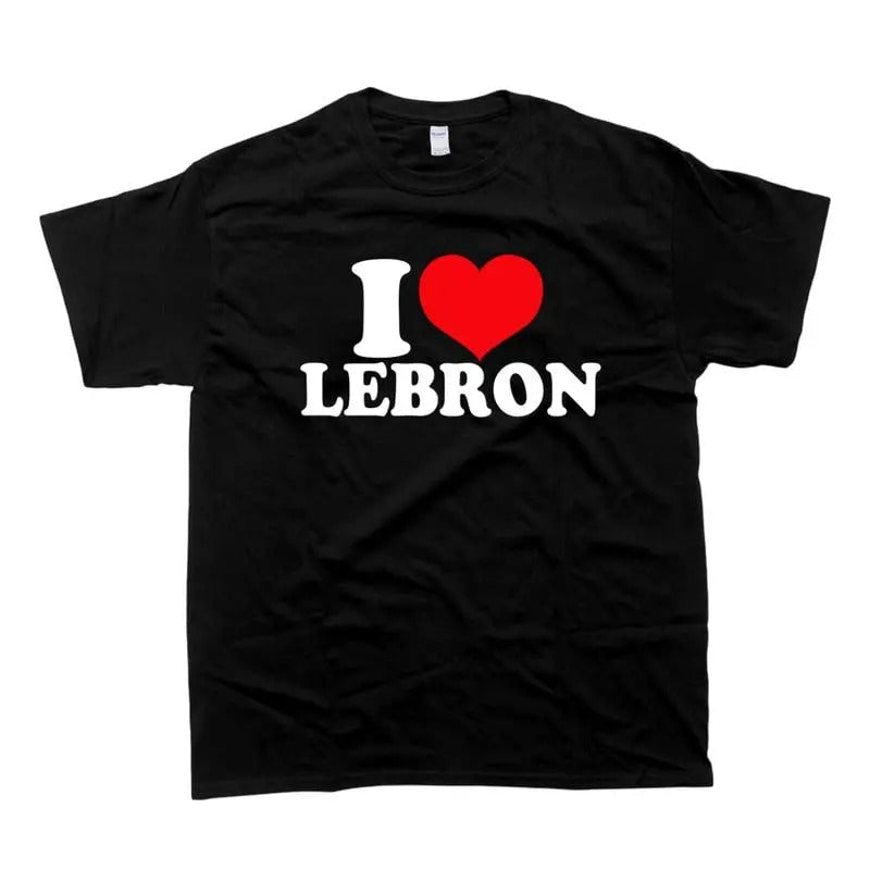 I Love Lebron I Heart Lebron T-Shirt Graphic Top Gif Unisex Hoodie, Sweatshirt | HypeDripTees.com