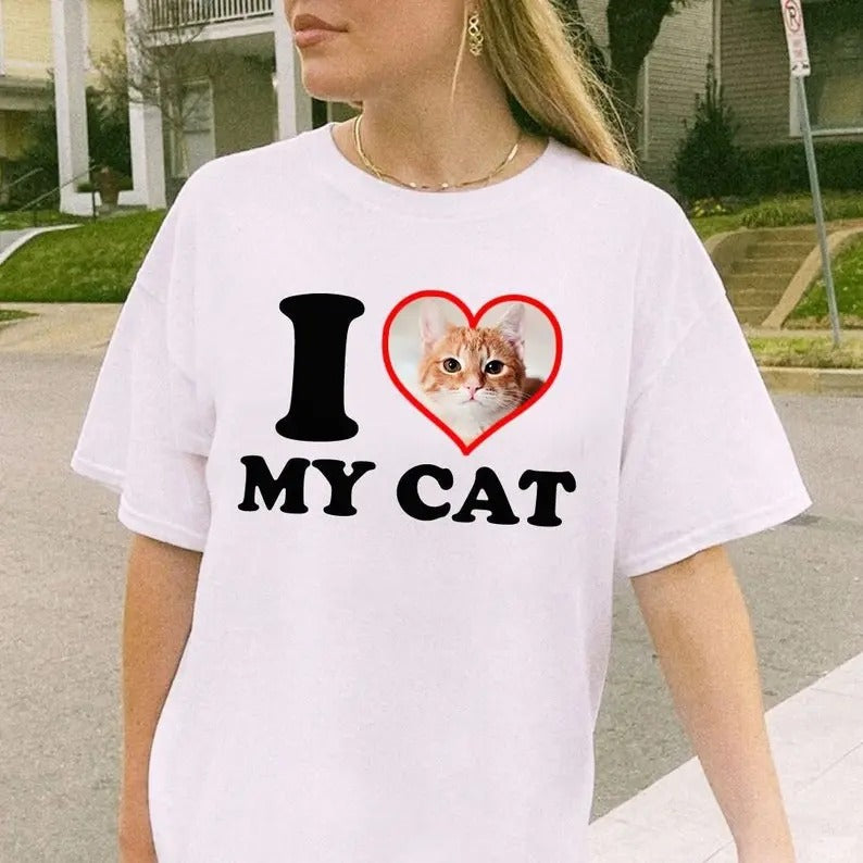 I Love My Cat  I Love My Cats Tee  Gift for Cat Dad  Gift for Cat Mom  Women's Shirt Hoodie, Sweatshirt | HypeDripTees.com
