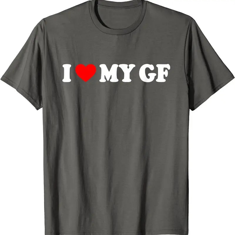 I Love My GF Cotton Size S 5XL T-Shirts, Hoodie, Sweatshirt