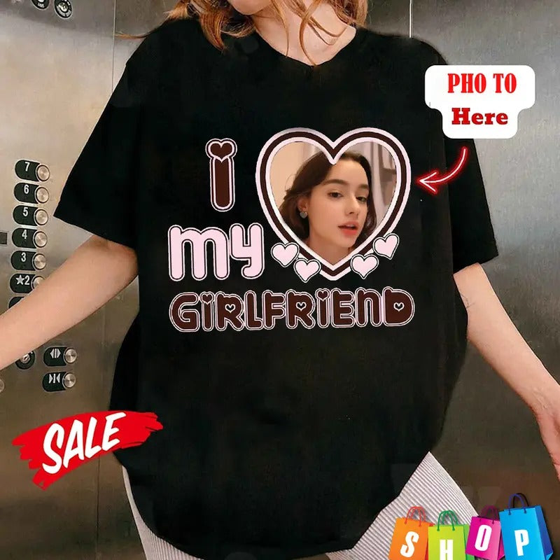 I Love My Girlfriend Shirt Custom, I Love My Boyfriend, I Heart My Girlfriend Shirt, HL10 Hoodie, Sweatshirt