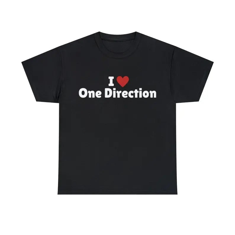 I Love O.n.e Di.rec.tion T-Shirt, I Heart OneD Tee Shirt - 1.D I Love Tshirt Gift Shirt, Unisex Shirt, I love T-Shirt, I...
