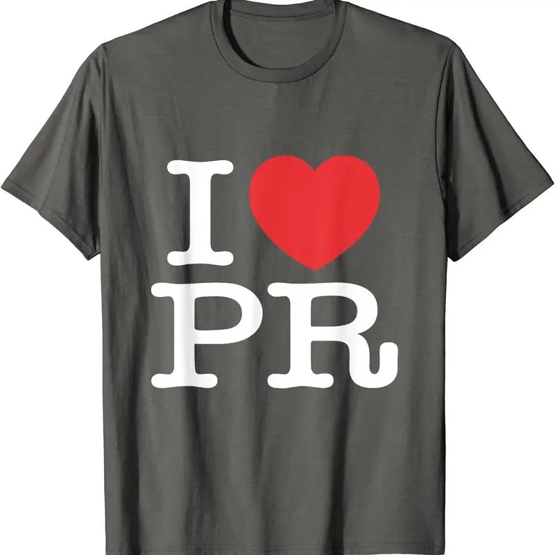 I Love PR Shirt, I heart Puerto Rico T-Shirt | Unisex Cotton Tee, Size S-5XL Hoodie, Sweatshirt | HypeDripTees.com