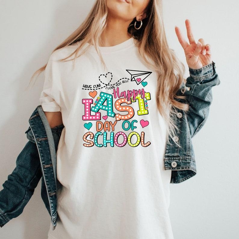 I Love You All Shirt, Happy Last Day Of School Shirt, Teacher Shirt, Last Day Of School Teacher Shirt, Summer Vacation...