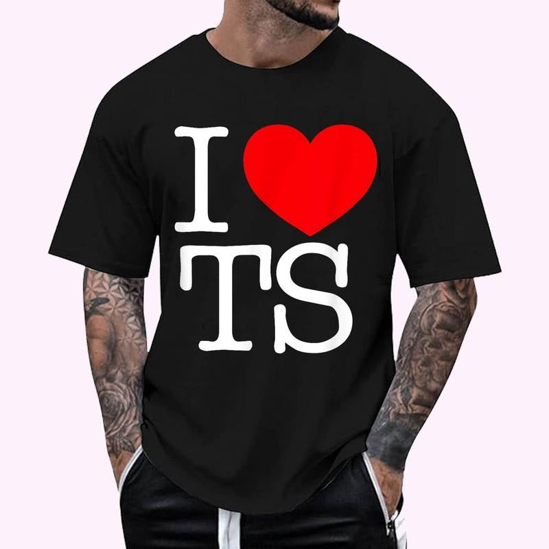 I Love (Heart) TS Cotton 100% Top Menswear T-Shirts, Hoodie, Sweatshirt