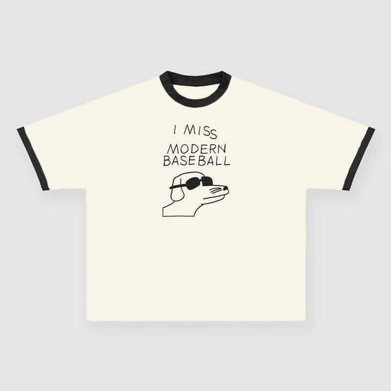 I Miss Modern Baseball Custom Printed T-Shirt Hoodie, Sweatshirt | HypeDripTees.com