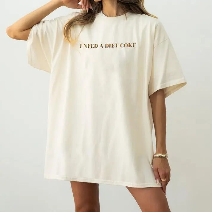 I Need A Diet Coke Shirt, Unisex T-shirt, Gift For Her, Top Womenswear, Diet Coke Shirt Hoodie, Sweatshirt | HypeDripTees.com