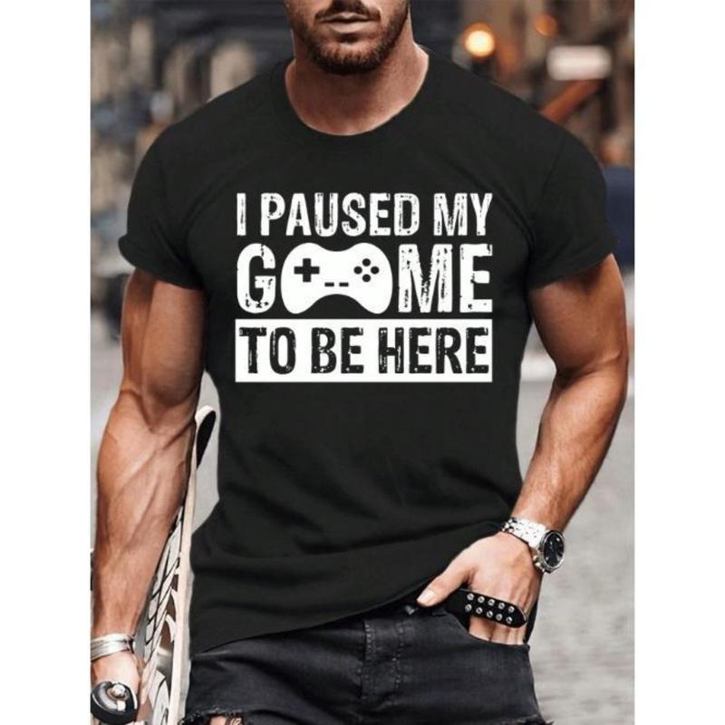 I Paused My Game To Be Here Funny Gaming men t shirt Made In USA Hoodie, Sweatshirt | HypeDripTees.com