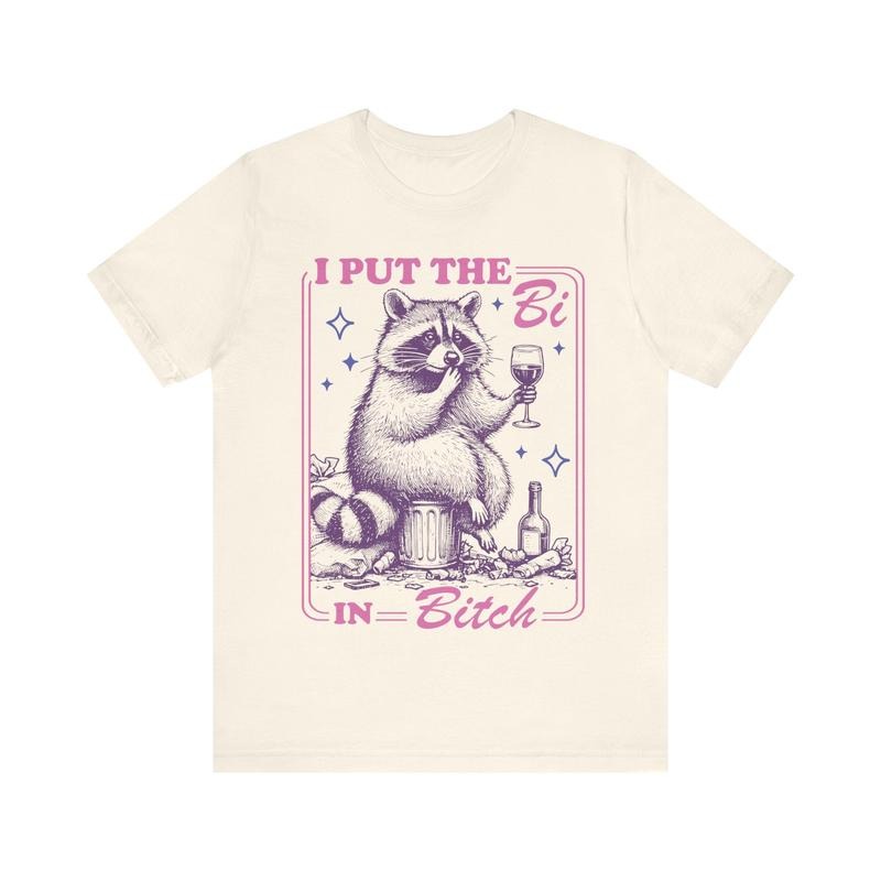 I Put The Bi In b*tch Bisexual T Shirt Hoodie Sweater Bi Pride Shirt Subtle Bisexual Pride Merch Funny Bisexual Bi...