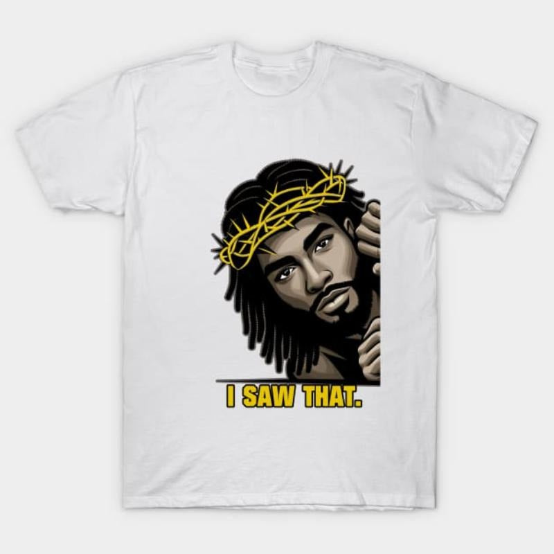 I Saw That Black Jesus Portrait Locs T-Shirt Hoodie, Sweatshirt | HypeDripTees.com