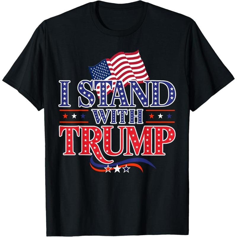 I Stand With Trump Election 2024 T-Shirt Hoodie, Sweatshirt | HypeDripTees.com