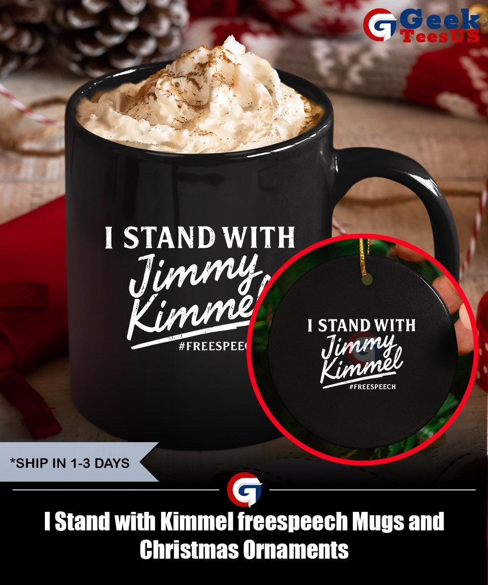 I Stand with Kimmel freespeech shirt