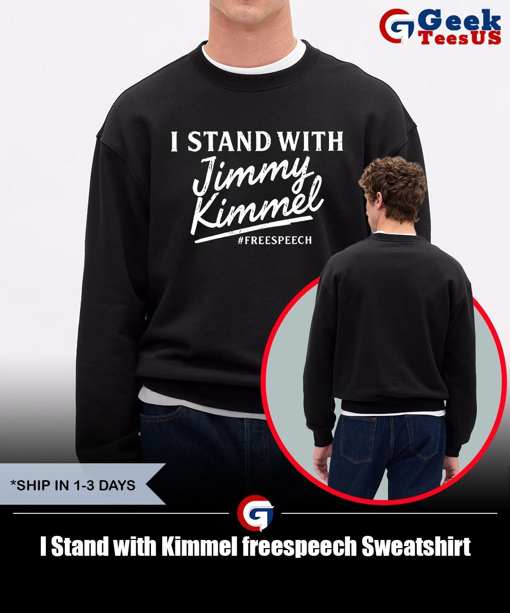 I Stand with Kimmel freespeech shirt