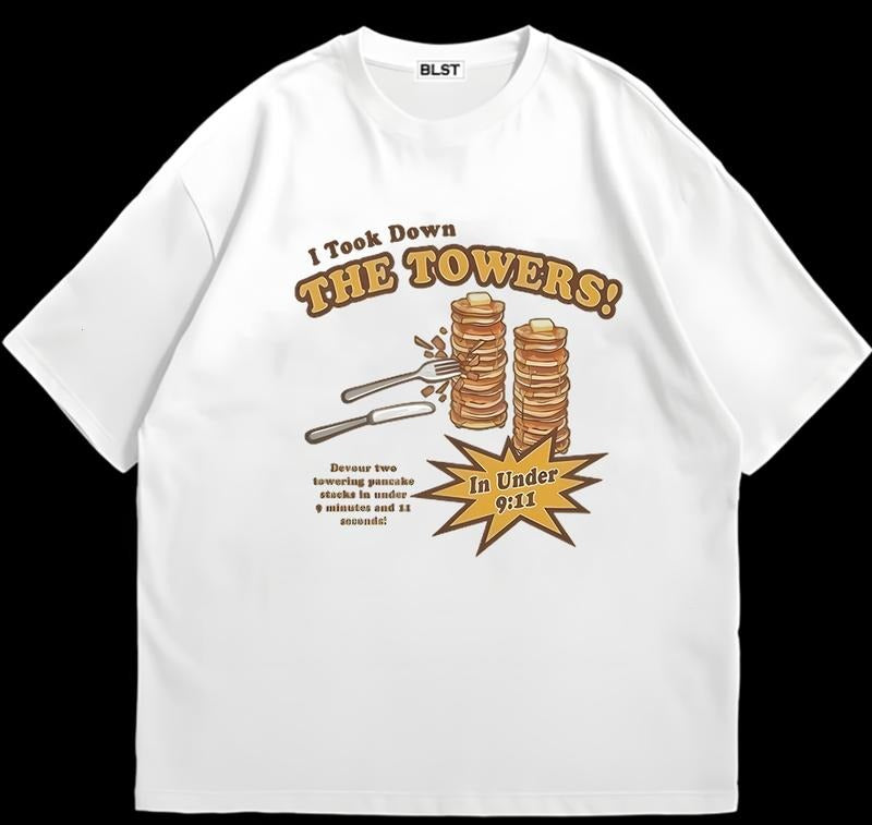 I Took Down The Tower Meme T-Shirt Trendy Cotton with Graphic Print Unisex Hoodie, Sweatshirt | HypeDripTees.com