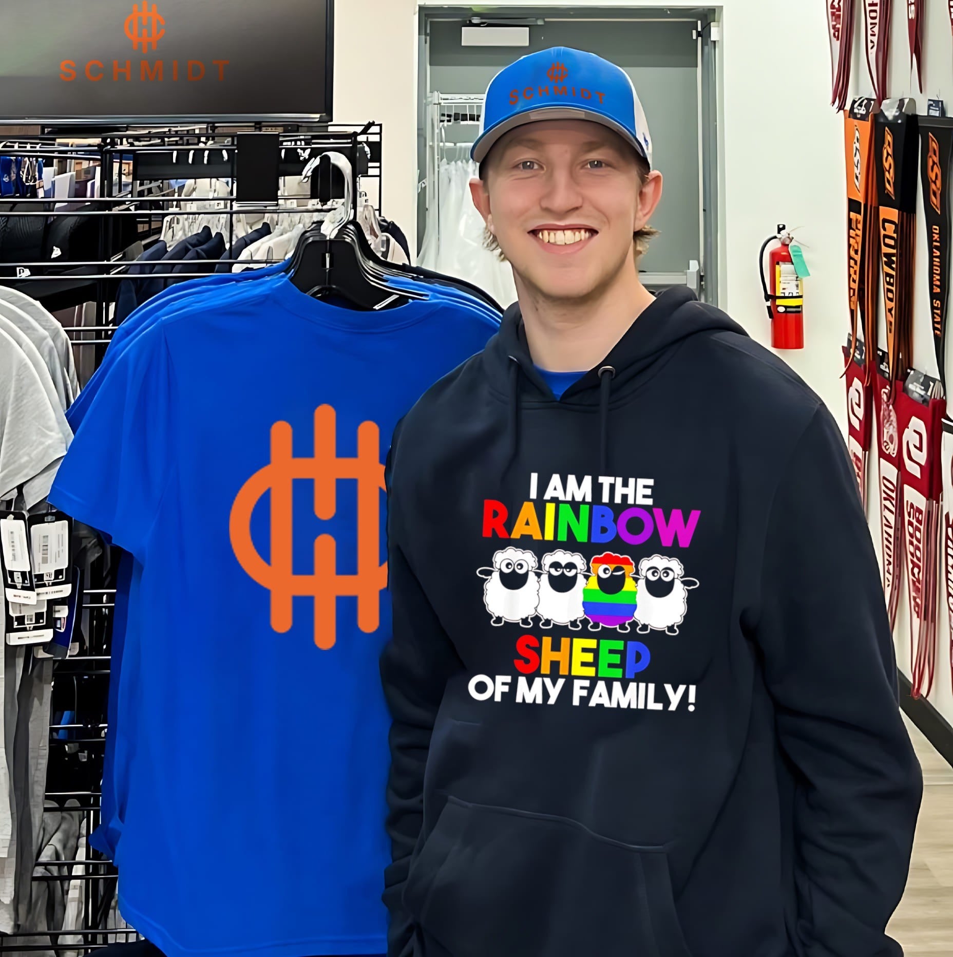 I am the rainbow sheep of my family shirt