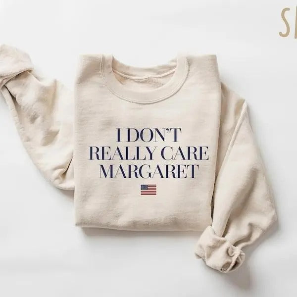 I dont really care Margaret Sweater, Vance Tshirt, JD Vance Shirt, Vance Teee Conservative Gift, I don't really care...