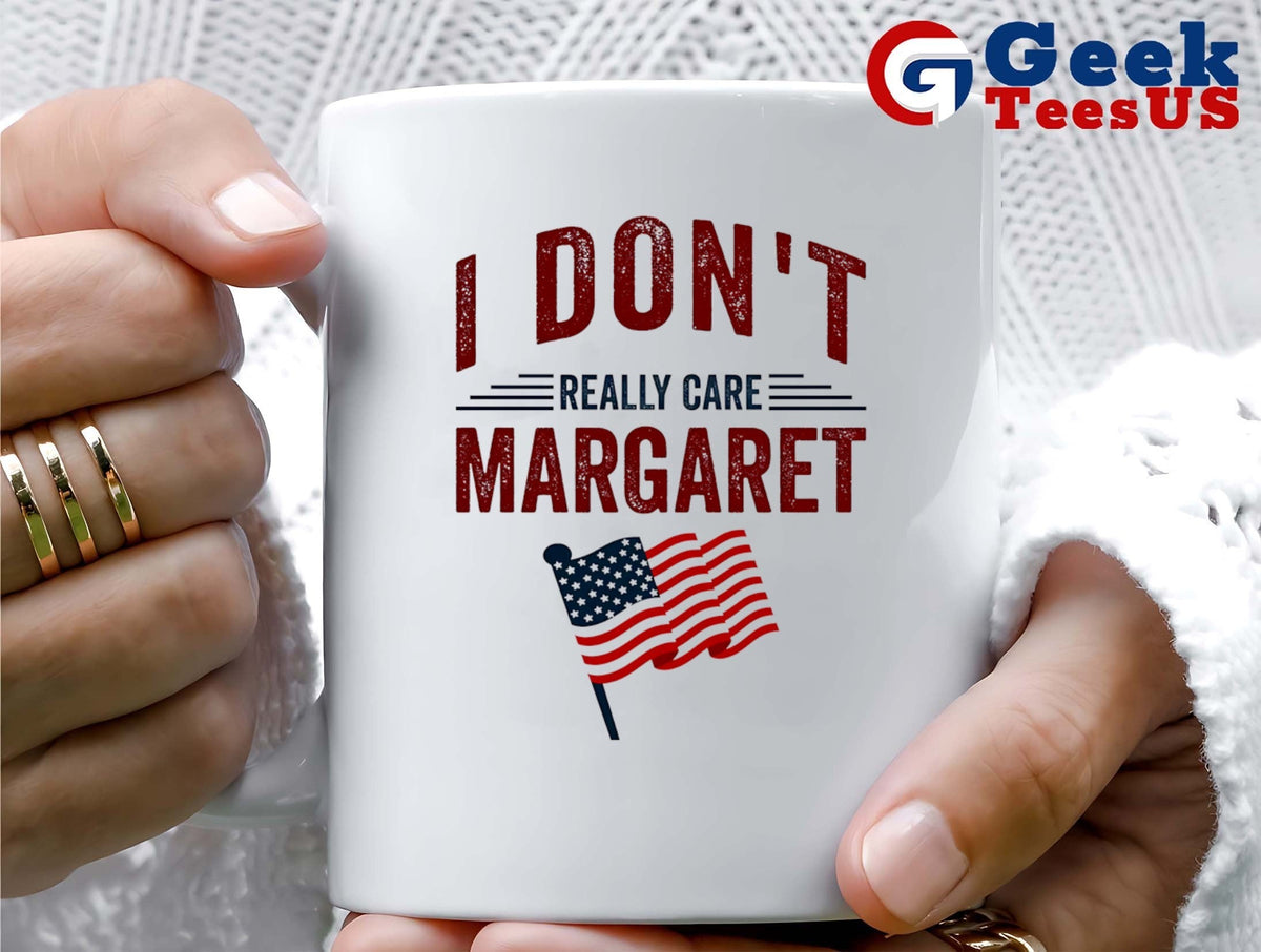 I don’t really care Margaret USA flag shirt