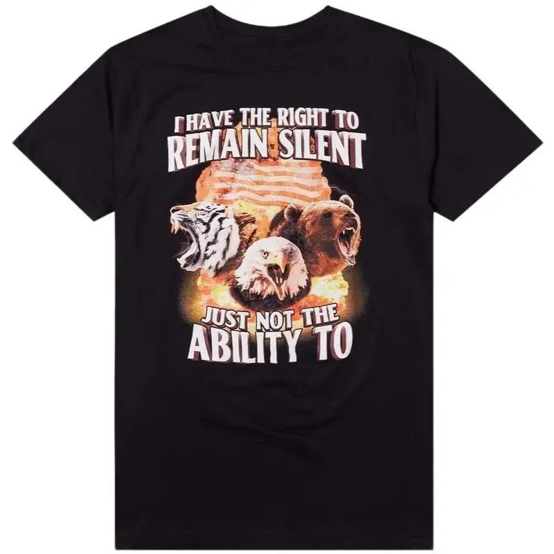 I have the right to remain slient just not the ability to shirt, Not Remain Silent T-Shirt By Got Funny, Gift For Women...